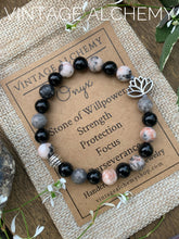 Load image into Gallery viewer, onyx beaded bracelet
